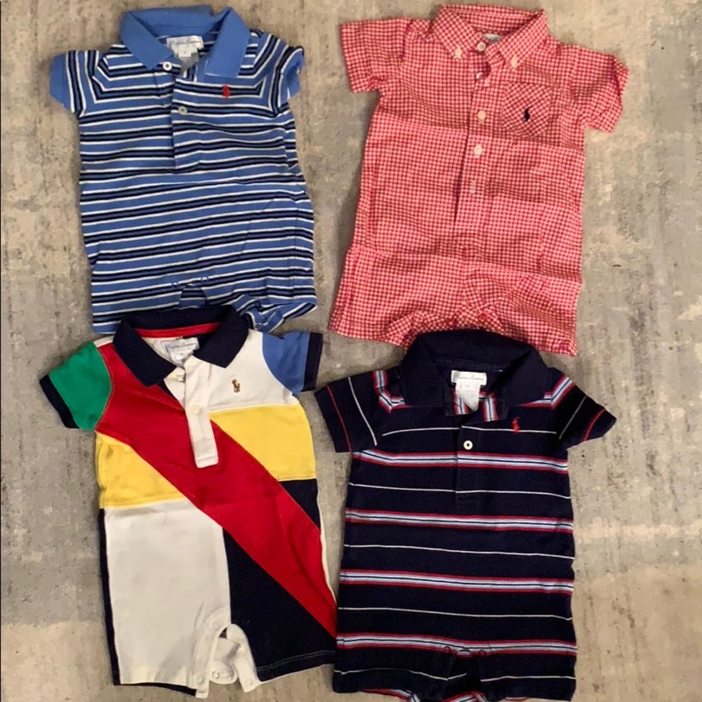 4 Ralph Lauren Rompers